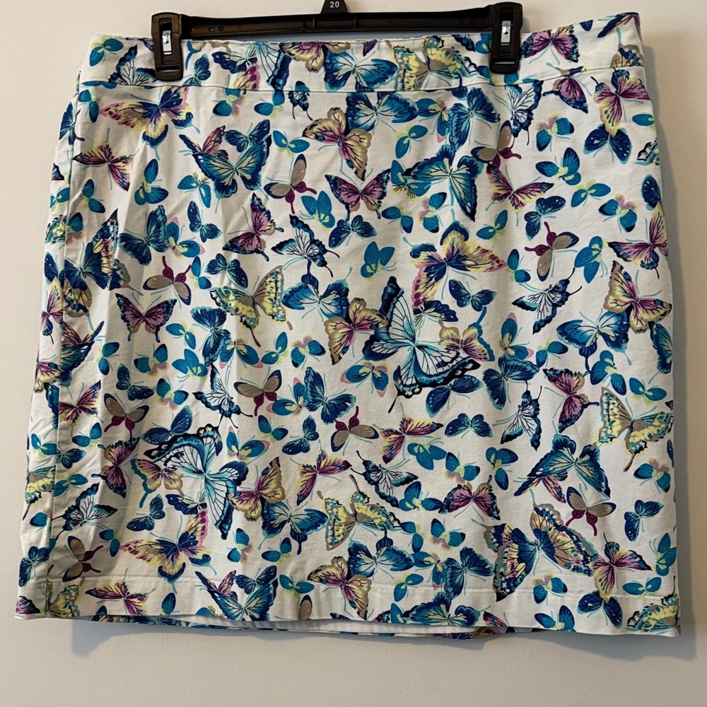Talbots Butterfly Print Women's Skirt size 22W